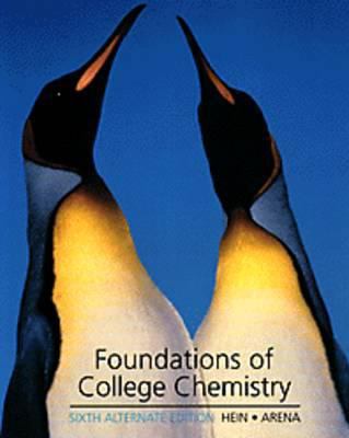 Foundations of College Chemistry,6th Alt 0534339301 Book Cover