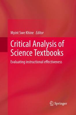Critical Analysis of Science Textbooks: Evaluat... 9400794215 Book Cover