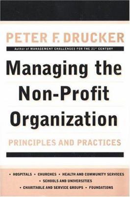 Managing the Non-Profit Organization: Principle... 0887306012 Book Cover