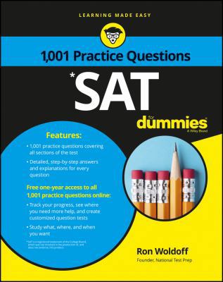 1,001 SAT Practice Problems For Dummies 1119215633 Book Cover