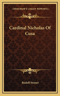 Cardinal Nicholas Of Cusa 1168725208 Book Cover