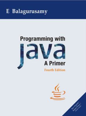 Programming with Java: A Primer 007014169X Book Cover