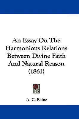 An Essay On The Harmonious Relations Between Di... 1104707357 Book Cover