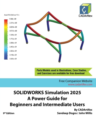 SOLIDWORKS Simulation 2025: A Power Guide for B... 9394074546 Book Cover