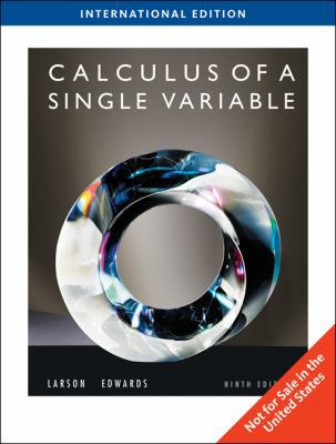 Calculus of a Single Variable 1439030340 Book Cover