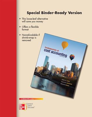 Loose-Leaf for Fundamentals of Cost Accounting 0077517415 Book Cover