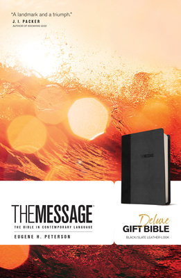 The Message Deluxe Gift Bible: The Bible in Con... 1631465805 Book Cover