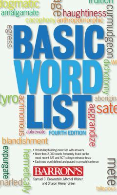 Basic Word List 0764141198 Book Cover