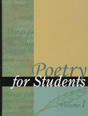 Poetry for Students 0787616885 Book Cover