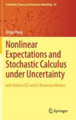 Nonlinear Expectations and Stochastic Calculus ... 3662599023 Book Cover