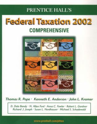 Prentice Hall's Federal Taxation 2002: Comprehe... 0130550604 Book Cover