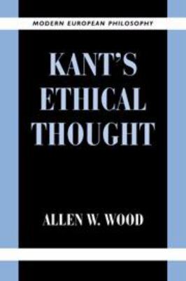 Kant's Ethical Thought 1139173251 Book Cover