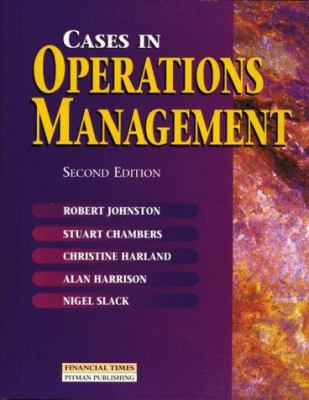 Cases in Operations Management 0273624962 Book Cover