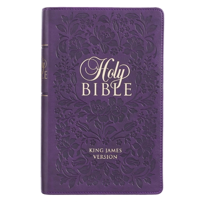 KJV Bible Giant Print Purple [Large Print] 1432133152 Book Cover