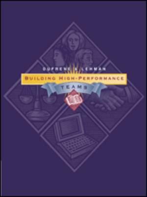Building High Performance Teams 0324056249 Book Cover