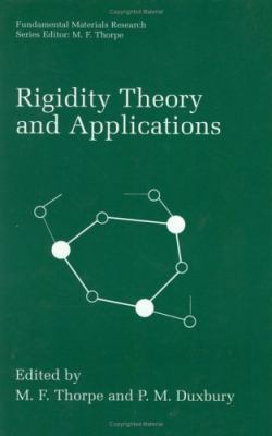 Rigidity Theory and Applications 0306461153 Book Cover