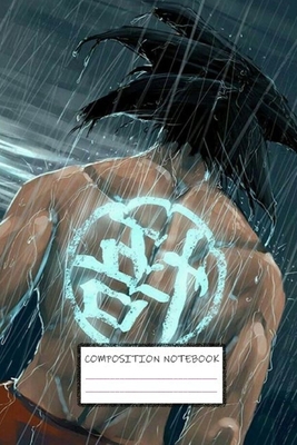 Composition Notebook: DBZ Son Goku Dragon Ball Super Z Soft Glossy Cover College Ruled Lined Pages Book for Boys 6 x 9 Inches 100 Pages: Paperback