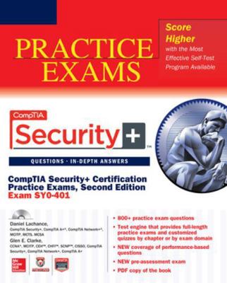 CompTIA Security+ Certification Practice Exams:... 0071833447 Book Cover