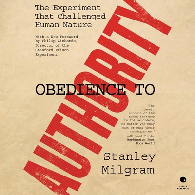 Obedience to Authority: An Experimental View B0D1W1S3CS Book Cover
