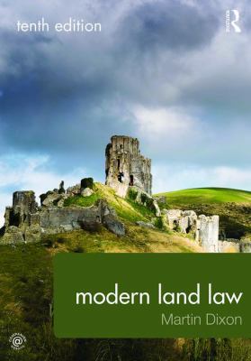 Modern Land Law 1138958093 Book Cover