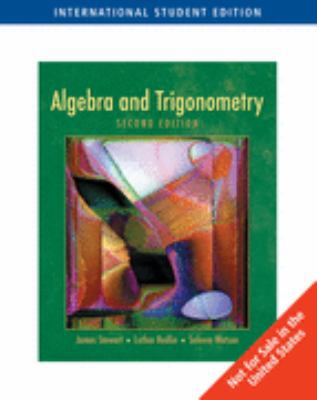 Algebra and Trigonometry (Ise) 0495109460 Book Cover
