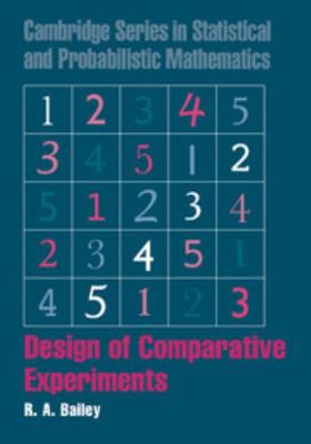 Design of Comparative Experiments 0521683572 Book Cover