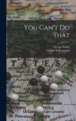 You Can't Do That 101363943X Book Cover