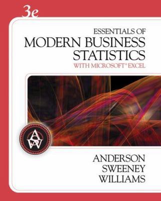 Essentials of Modern Business Statistics: With ... 0324312849 Book Cover