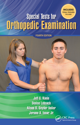 Special Tests for Orthopedic Examination 1617119822 Book Cover