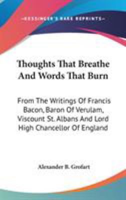 Thoughts That Breathe And Words That Burn: From... 054819792X Book Cover