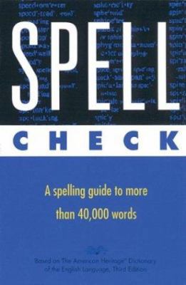 Spell Check 039575691X Book Cover