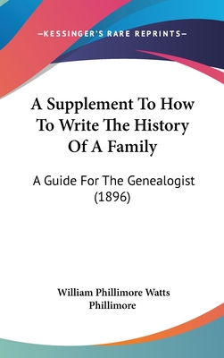 A Supplement To How To Write The History Of A F... 1120362423 Book Cover