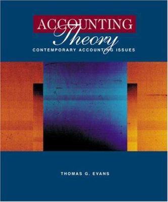 Accounting Theory Contemporary Accounting Issue... B01CMYDYG8 Book Cover