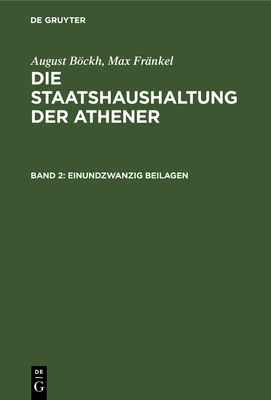 Einundzwanzig Beilagen [German] 3111062058 Book Cover