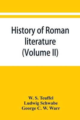 History of Roman literature (Volume II) 9353866812 Book Cover