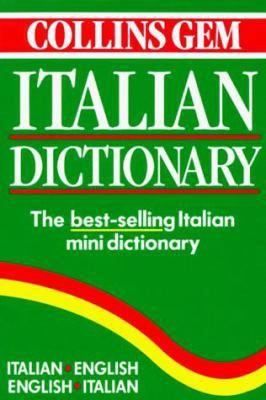 Collins Gem Italian Dictionary: Italian-English... 0004700473 Book Cover