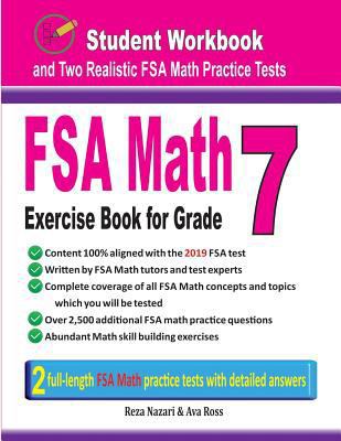 FSA Math Exercise Book for Grade 7: Student Wor... 1970036567 Book Cover