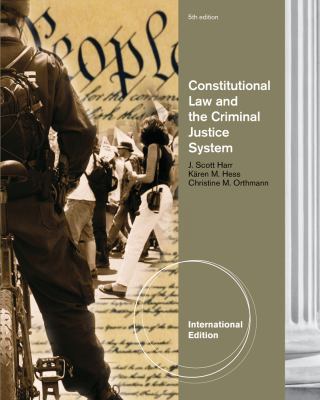 Constitutional Law and the Criminal Justice Sys... 1111356130 Book Cover