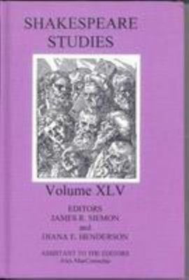 Shakespeare Studies (45) 0838644864 Book Cover