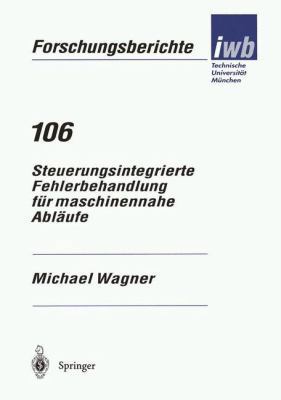 Steuerungsintegrierte Fehlerbehandlung F?r Masc... [German] B00H84TCFU Book Cover