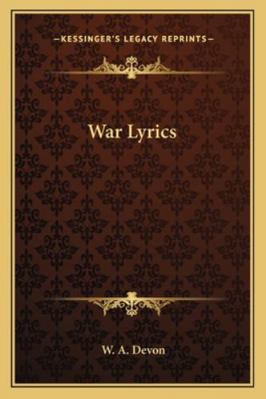War Lyrics 1163080276 Book Cover