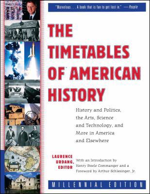 The Timetables of American History: History and... 0743202619 Book Cover