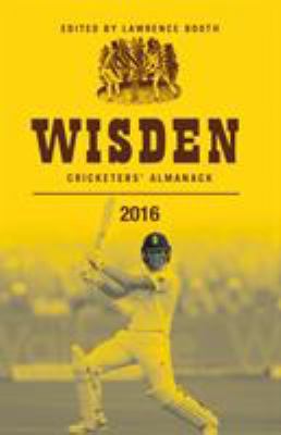 Wisden Cricketers' Almanack 2016 1472924541 Book Cover