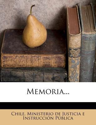 Memoria... [Spanish] 1277541647 Book Cover