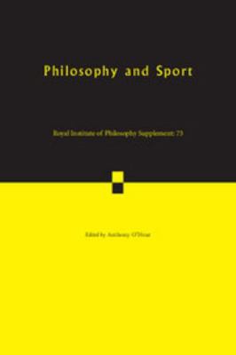 Philosophy and Sport 110764769X Book Cover