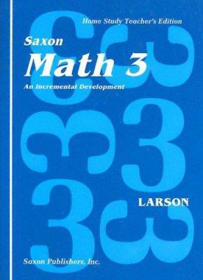 Math 3: An Incremental Development 1565770161 Book Cover