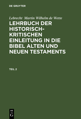 Lehrbuch der historisch-kritischen Einleitung i... [German] 3111091139 Book Cover