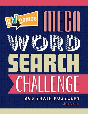 Go!Games Mega Word Search Challenge 1623540828 Book Cover