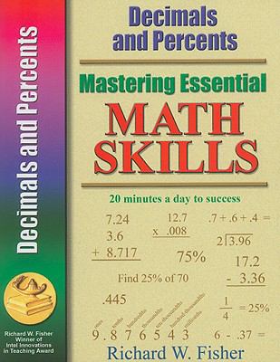 Mastering Essential Math Skills: Decimals and P... 0966621166 Book Cover