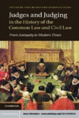 Judges and Judging in the History of the Common... 1139224948 Book Cover